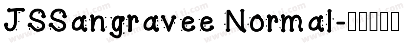 JSSangravee Normal字体转换